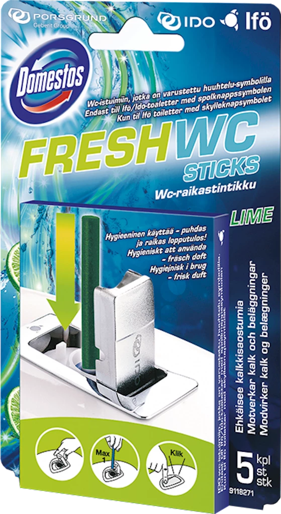 Porsgrund Fresh WC duftestaver, Lime Porsgrund Fresh WC duftestaver, Lime