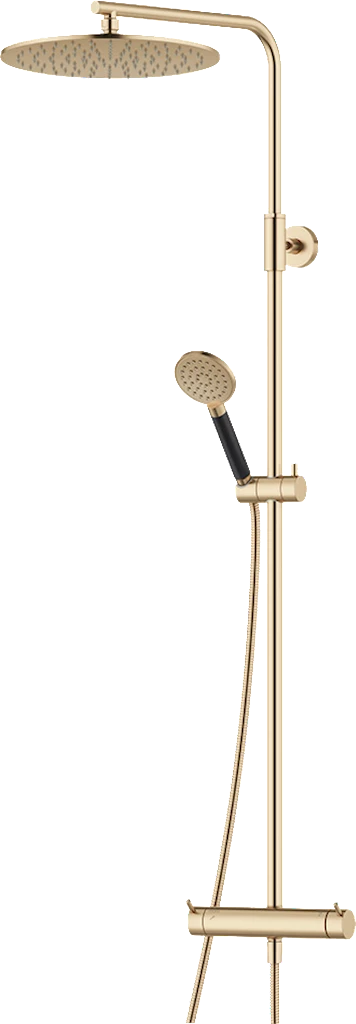 INXX II shower system Kit, børstet messing INXX II shower system Kit, børstet messing