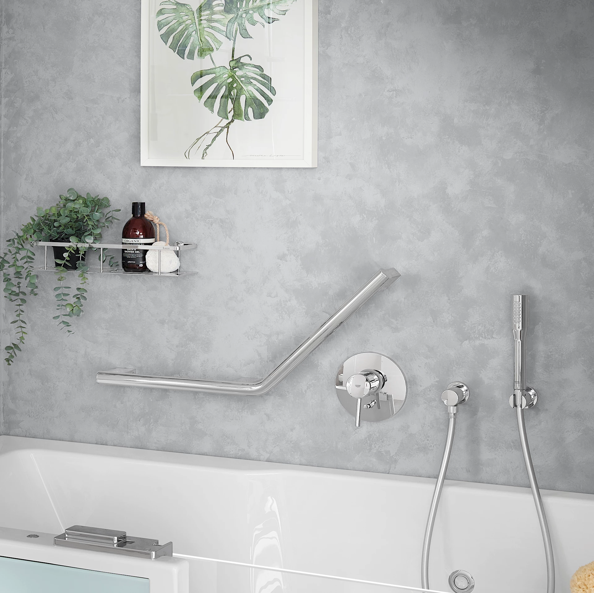 Living Care V-formet baderomshåndtak