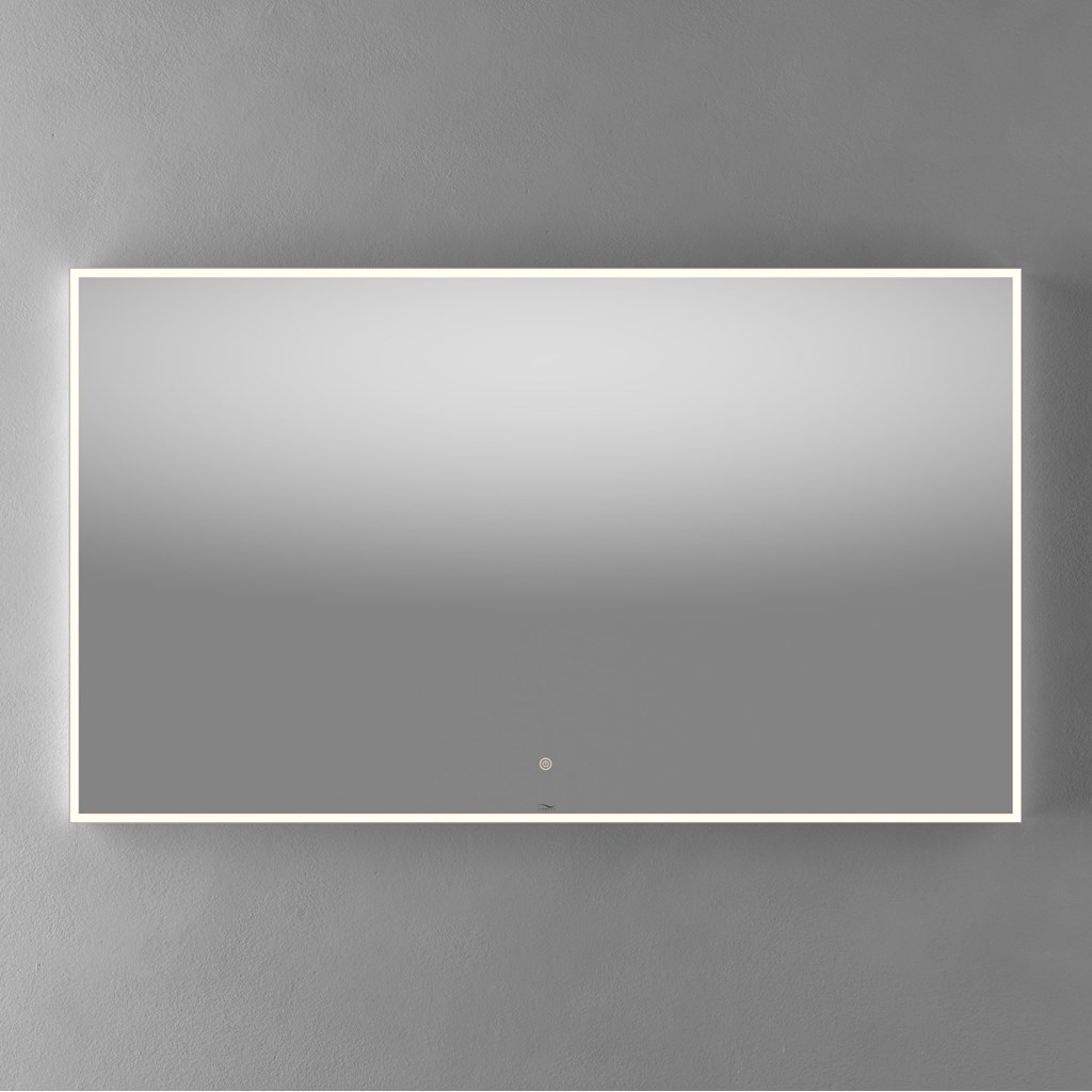 Vange speil 120, hvit