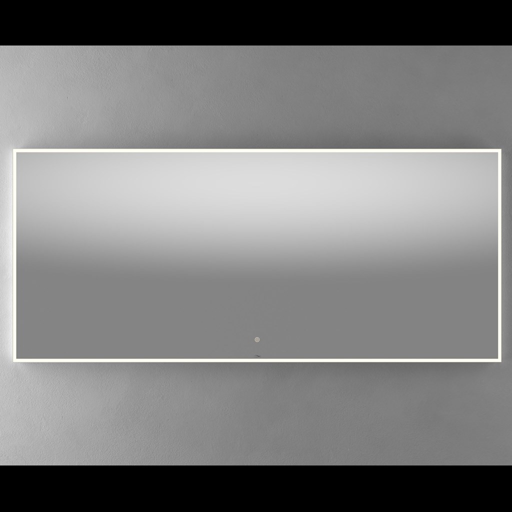 Vange speil 160, hvit