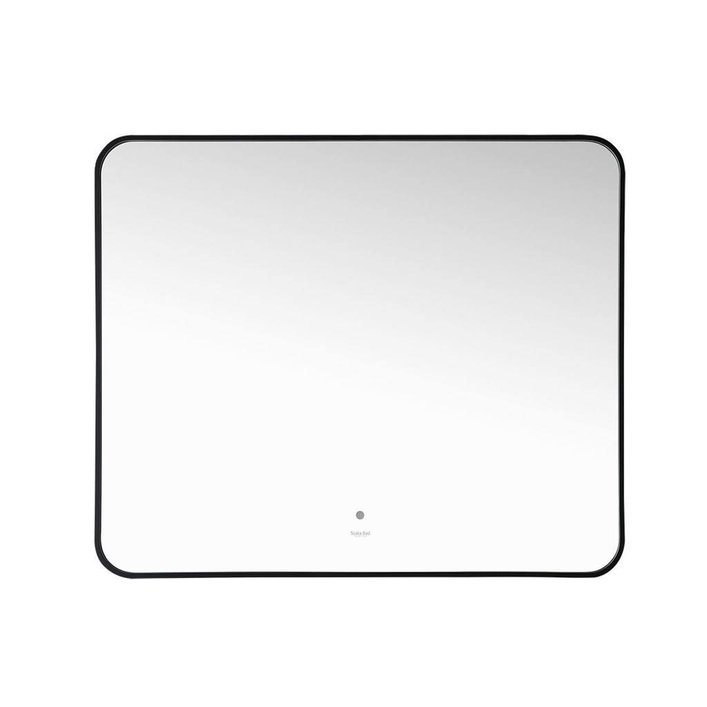 Maranello 75 speil med backlight i børstet sort