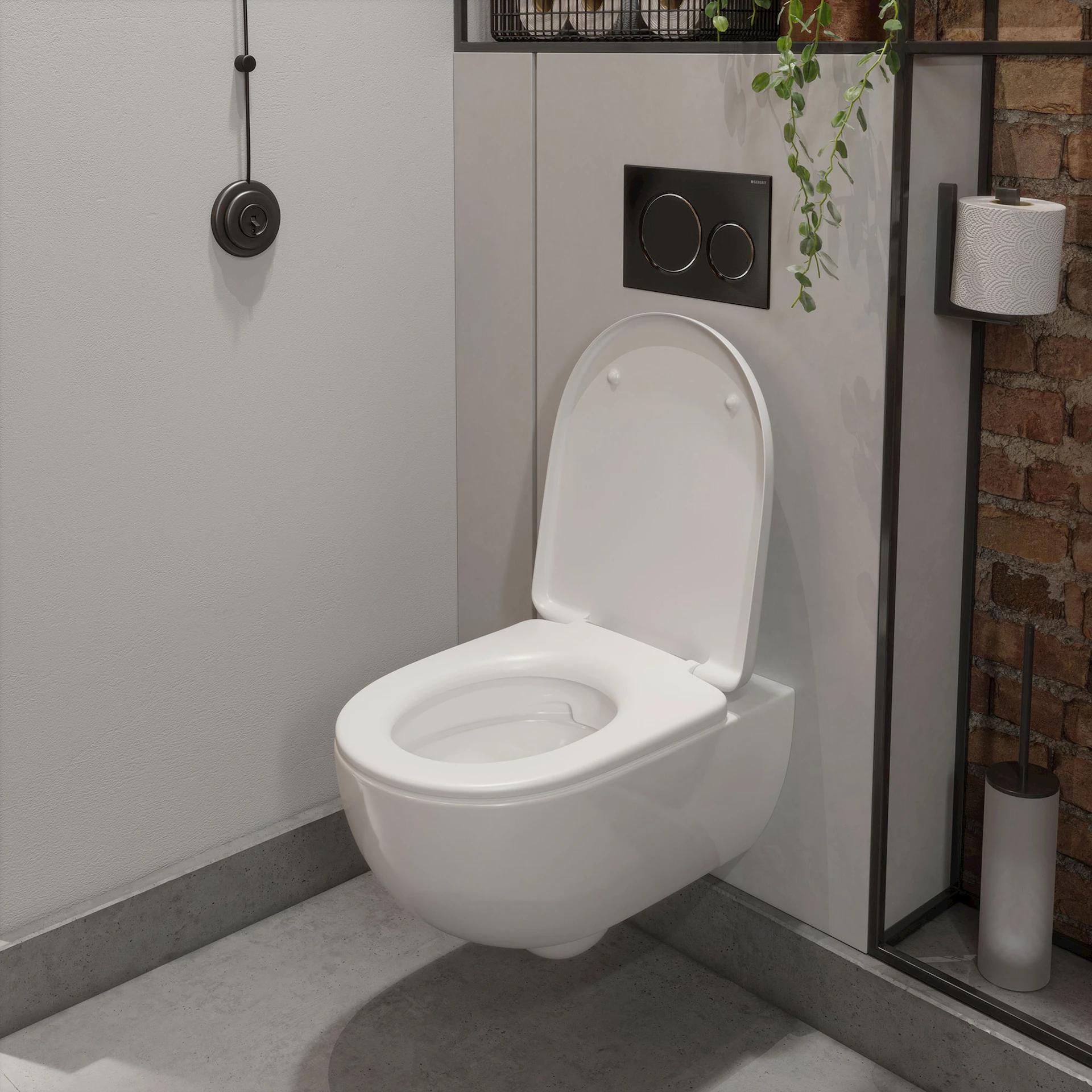 Selnova Premium sett vegghengt toalett m/sete